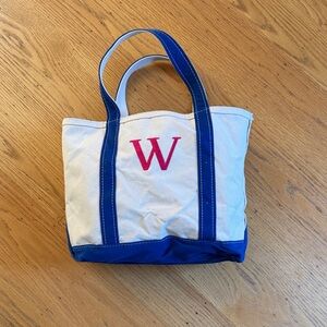 LL Bean Boat and Tote Small with Zip Top